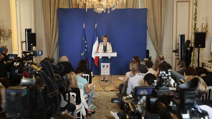 La ministre du Travail Muriel Pénicaud à Paris le 28 juin 2017.&nbsp; (GEOFFROY VAN DER HASSELT / AFP)