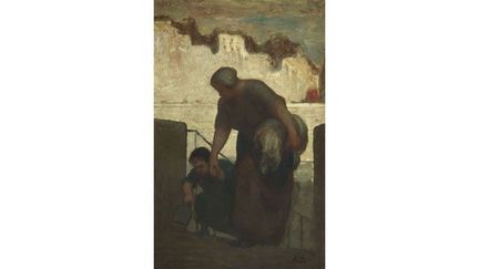 Honoré Daumier, La Blanchisseuse, vers 1863
 (RMN, Musée d&#039;Orsay / Hervé Lewandowski)