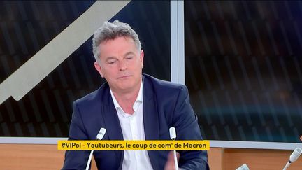 Fabien Roussel, secrétaire national du PCF, était l'invité de "Votre instant politique" sur franceinfo,&nbsp;lundi 24 mai.&nbsp; (FRANCEINFO)