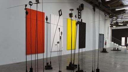 "Champs magnétiques" de Takis, Palais de Tokyo, Paris, 17 février 2015
 (MaxPPP / Annie Viannet/MAXPPP)