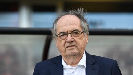 Noël Le Graët, président de fédération française de football, à Guingamp le 24 septembre 2022. (NICOLAS CREACH / MAXPPP)