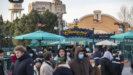 Une nouvelle journée de grève est prévue à Disneyland Paris le 3 juin 2023. (CHRISTOPHE PETIT TESSON / EPA)