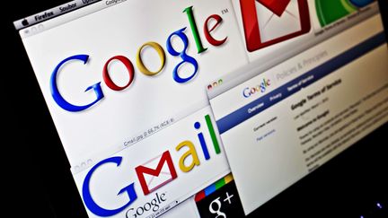 Photographie d'un &eacute;cran d'ordinateur affichant Gmail, la messagerie de Google, le 1er mars 2012. (RENE FLUGER / AP / SIPA)