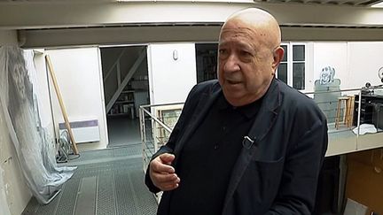 Christian Boltanski dans son atelier (France 3 Ile-de-France N. Meyer)