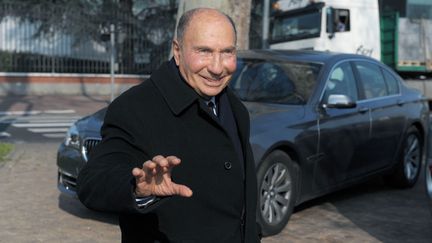 Serge Dassault &agrave; Saint-Cloud (Hauts-de-Seine), le 13 mars 2014. (ERIC PIERMONT / AFP)