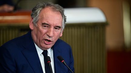 François Bayrou au Conseil économique, social et environnemental, à Paris, le 22 septembre 2020. (MARTIN BUREAU / AFP)