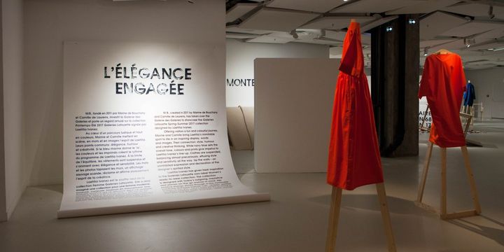 Exposition "L'élégance engagée" à la Galeries des Galeries..
 (WeareMB)