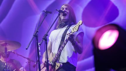 The Dandy Warhols, toujours emmenés par Courtney Taylor-Taylor, fêtent cette année leurs 25 ans de carrière. (JEROME FAVRE / EPA)