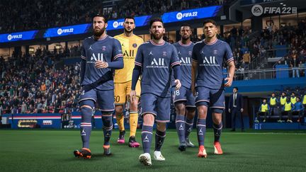 L'équipe du PSG est la mieux notée du jeu video FIFA22 (ELECTRONIC ARTS)