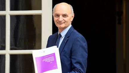 Le premier président de la Cour des comptes, Didier Migaud, devant l'hôtel Matignon, à Paris, le 29 juin 2017. (BERTRAND GUAY / AFP)