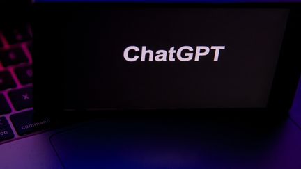Le logo de ChatGPT. Photo d'illustration. (DIDEM MENTE / ANADOLU AGENCY / AFP)