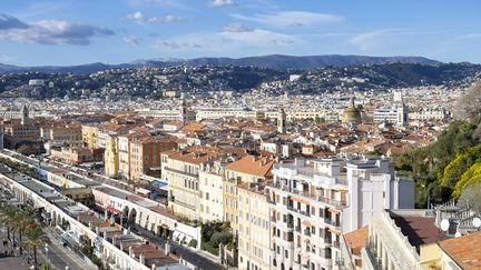 An aerial view of the city of Nice (Alpes-Maritimes), May 27, 2024. (MANUEL COHEN / AFP)