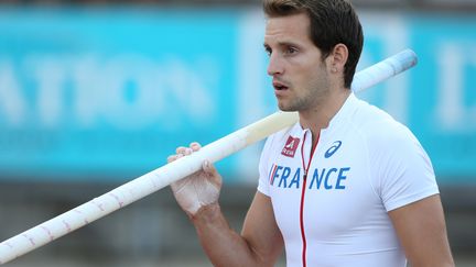 Le perchiste fran&ccedil;ais Renaud Lavillenie, le 31 ao&ucirc;t 2013 &agrave; Valence.&nbsp; (MANUEL BLONDEAU / AOP PRESS / AFP)