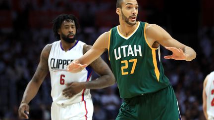 Le Français Rudy Gobert  (SEAN M. HAFFEY / GETTY IMAGES NORTH AMERICA)