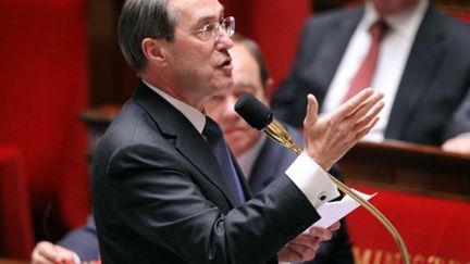 Le ministre de l'Intérieur, Vlaude Guéant (à l'Assemblée nationale le 3 mai 2011) (AFP - PIERRE VERDY)