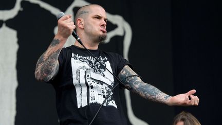 Phil Anselmo au Download Festival, Dongton Park, Royaume-Uni, le 14 juin 2013
 (Duncan Bryceland / REX / SIPA)