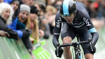 Chris Froome, leader de la formation Sky (FABRICE COFFRINI / AFP)