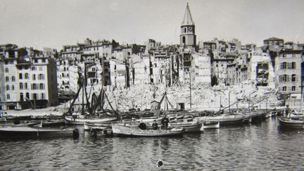 Le Vieux-port en 1943
 (DR)