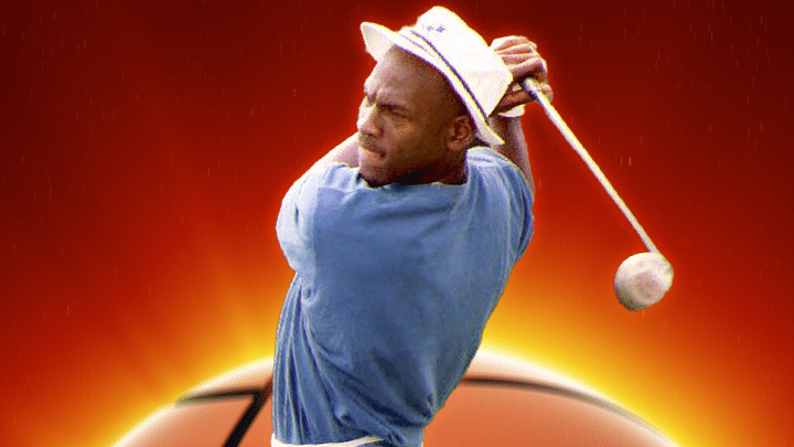 Michael Jordan, passionné de golf (HENRI LAURIANO / FRANCEINFO SPORT)