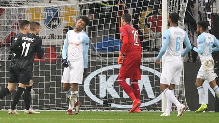 L'OM en perdition à Francfort (DANIEL ROLAND / AFP)