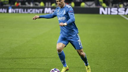 Cristiano Ronaldo lors du match aller face à l'Olympique Lyonnais (JUAN SOLIZ / JUAN SOLIZ)