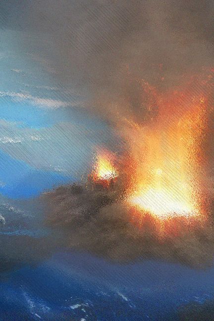 Lors du "Paleocene-Eocene Thermal Maximum", les scientifiques évoquent un violent épisode volcanique dans l'Atlantique nord.&nbsp;(Photo d'illustration) (MARK GARLICK / SCIENCE PHOTO LIBRARY RF / GETTY IMAGES / AWA SANE / FRANCEINFO)