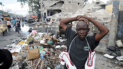 Trois plans de reconstruction du centre-ville de Port-au-Prince attendent toujours dans les tiroirs. (THONY BELIZAIRE / AFP)