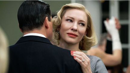 Cate Blanchett (Carol) dans un rôle féminin, huit ans après avoir interprété le rôle de Bob Dylan dans "I'm Not There" du même Todd Haynes
 (UGC Distribution)