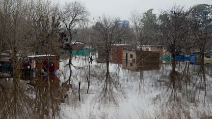  (inondations en Argentine. Photo prise le 8 aout 2015 © Sipa Press)