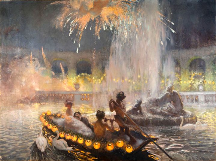 Gaston La Touche, "Fête de nuit à Versailles", 1906, Paris, musée d'Orsay (© château de Versailles (distr. RMN - Grand Palais) / Christophe Fouin)