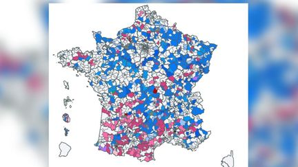 Les résultats des élections départementales 2021, canton par canton.&nbsp; (FRANCEINFO)