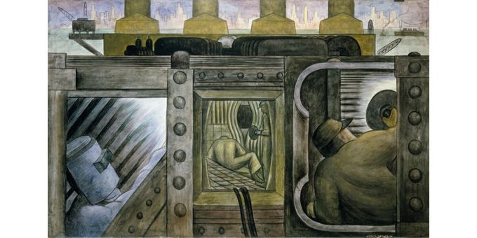 Diego Rivera, Energie électrique, Collection privée, Mexico
 (2011 Banco de México Diego Rivera &amp; Frida Kahlo Museums Trust, México, D.F./ Artists Rights Society (ARS), New York)