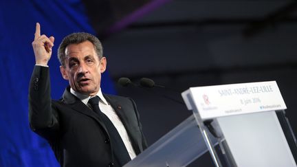 &nbsp; (Nicolas Sarkozy, lors d'un meeting près de Lille le 8 juin © MaxPPP)