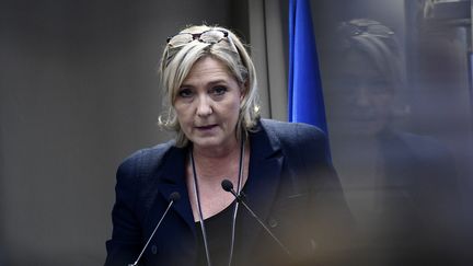 Marine Le Pen, le 9 décembre 2016, à Paris (MARTIN BUREAU / AFP)