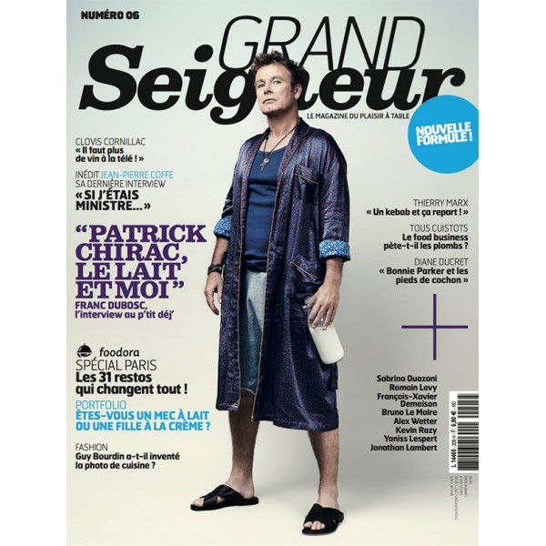 La couverture du N°6 de "Grand seigneur, le&nbsp;magazine du plaisir à table". (Grand Seigneur)