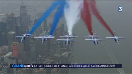 La Patrouille de France célèbre l'allié américain de 1917