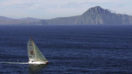 Le skipper Vincent Riou dépasse le Cap Horn en 2005