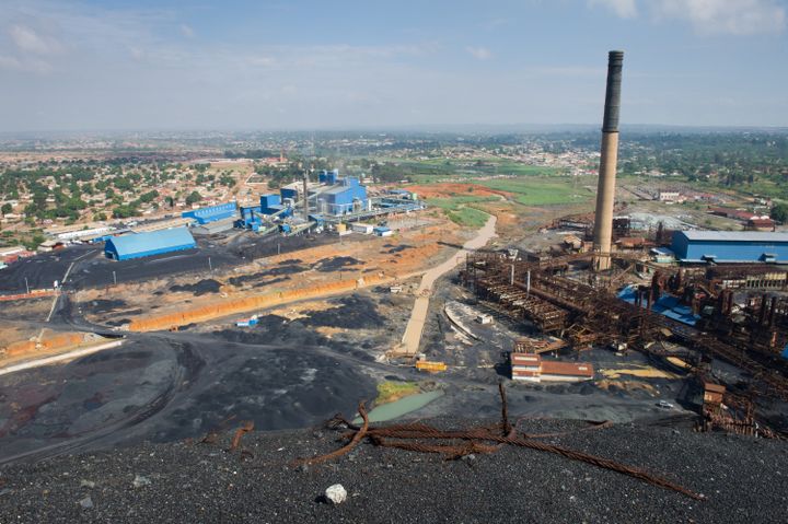 Usine de Gécamines à Lumubashi, dans la province du Katanga (RDC), connue pour ses minerais. Photo prise en 2011.&nbsp; (PHIL MOORE / AFP)