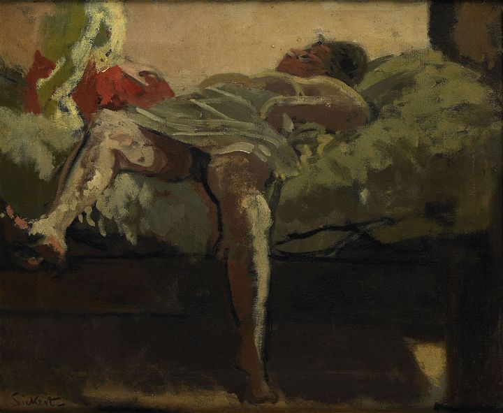 Walter Richard Sickert, La Vénitienne allongée, 1903-1904, Rouen, Musée des Beaux-Arts (© C. Lancien, C. Loisel / Réunion des Musées Métropolitains Rouen Normandie)