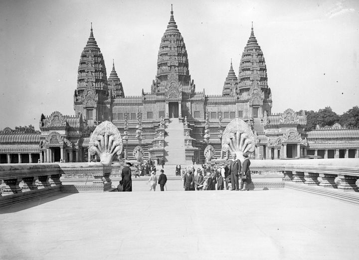 Le temple d'Angkor en 1931
 (LEEMAGE / AFP)