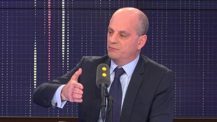 Le ministre de l'Éducatoin nationale et de la jeunesse, invité du "8h30 Cadet-Dély", mercredi 16 janvier 2019.&nbsp; (FRANCEINFO / RADIOFRANCE)