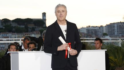 Le cinéaste français, Robin Campillo, ici au Festival de Cannes le 28 mai 2017, a reçu le Grand Prix pour son film "120 battements par minute". (MAXPPP)