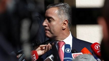 L'homme fort du Monténégro, Milo Djukanovic, à Pogdorica, le 16 octobre 2016. (REUTERS - Stevo Vasiljevic)