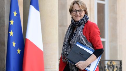 La ministre de la Fonction publique, Marylise Lebranchu, &agrave; l'Elys&eacute;e, le 19 f&eacute;vrier 2015. (STEPHANE DE SAKUTIN / AFP)