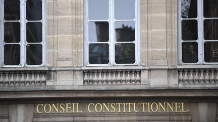 Le Conseil constitutionnel à Paris le 14 avril 2023. (JULIEN DE ROSA / AFP)