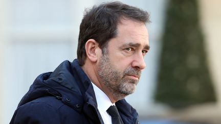 Le ministre de l'Intérieur, Christophe Castaner, le 13 février 2019 au palais de l'Elysée, à Paris.&nbsp; (MUSTAFA YALCIN / ANADOLU AGENCY / AFP)