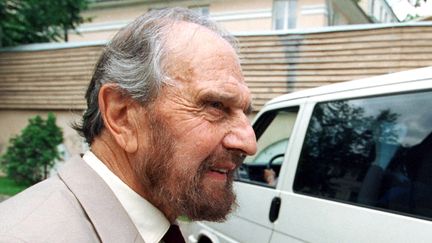 L'agent double George Blake, le 28 juin 2001 à Moscou. (YURY MARTYANOV / KOMMERSANT PHOTO)