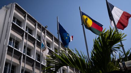 Une délégation d'élus de Nouvelle-Calédonie est arrivée à Paris cette semaine pour réclamer un plan d'urgence pour l'archipel au gouvernement de Michel Barnier. (SEBASTIEN BOZON / AFP)