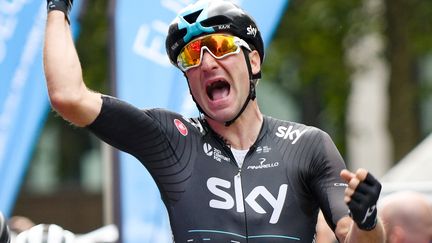 Le sprinteur italien Elia Viviani (Sky). (AXEL HEIMKEN / DPA)