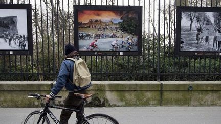 80 photos sur les grilles du Jardin du Luxembourg
 (JOEL SAGET / AFP)